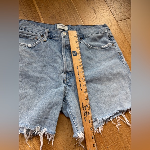 AGolde mid length jean shorts 30 - Picture 3 of 6
